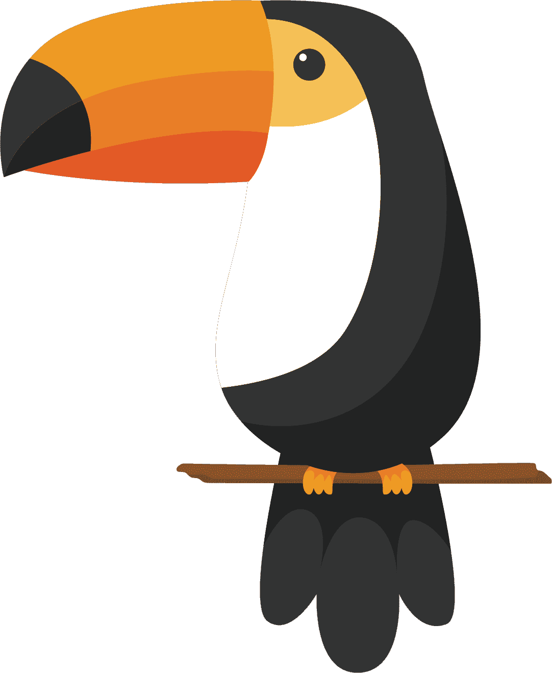 Раскраска Тукан