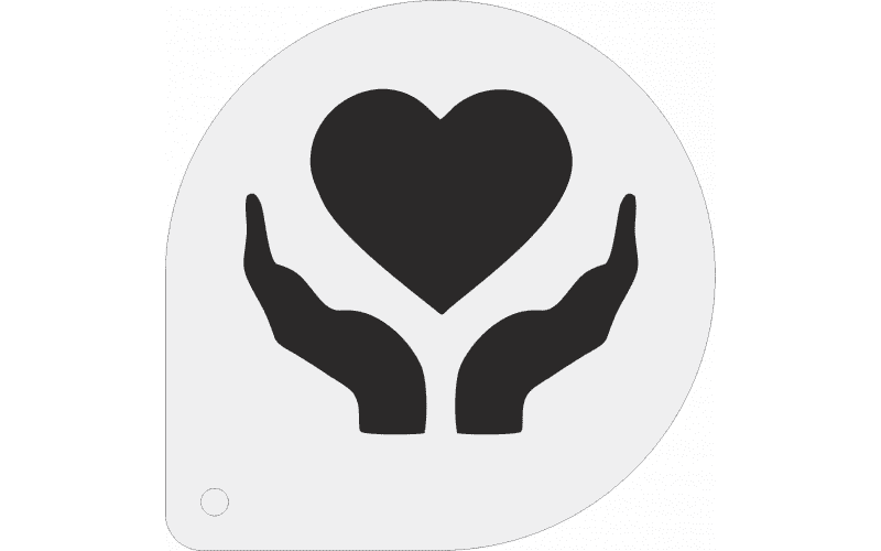 Трафарет и шаблон Сердце