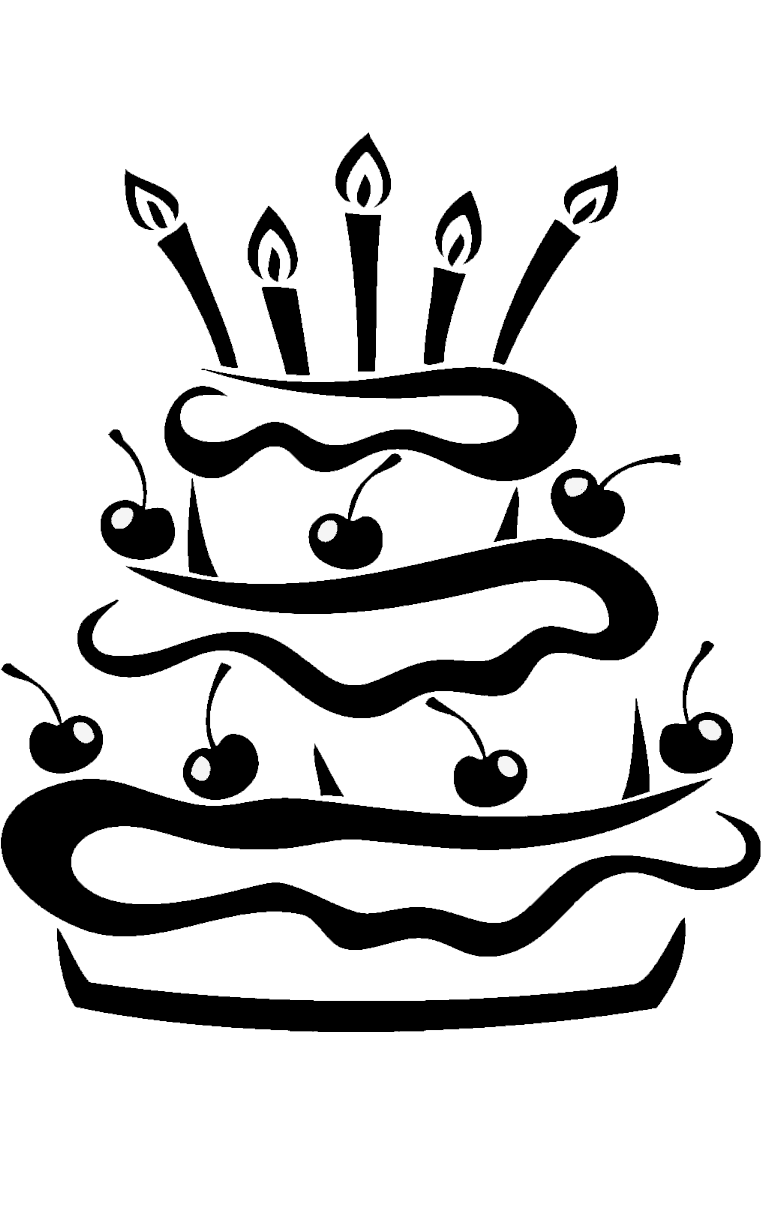 Трафареты и шаблоны для торта
