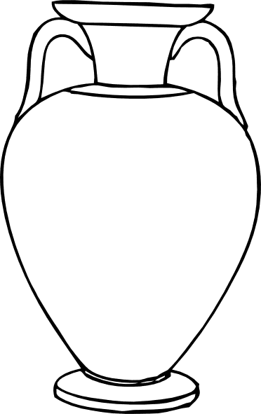 Трафарет и шаблон Вазы