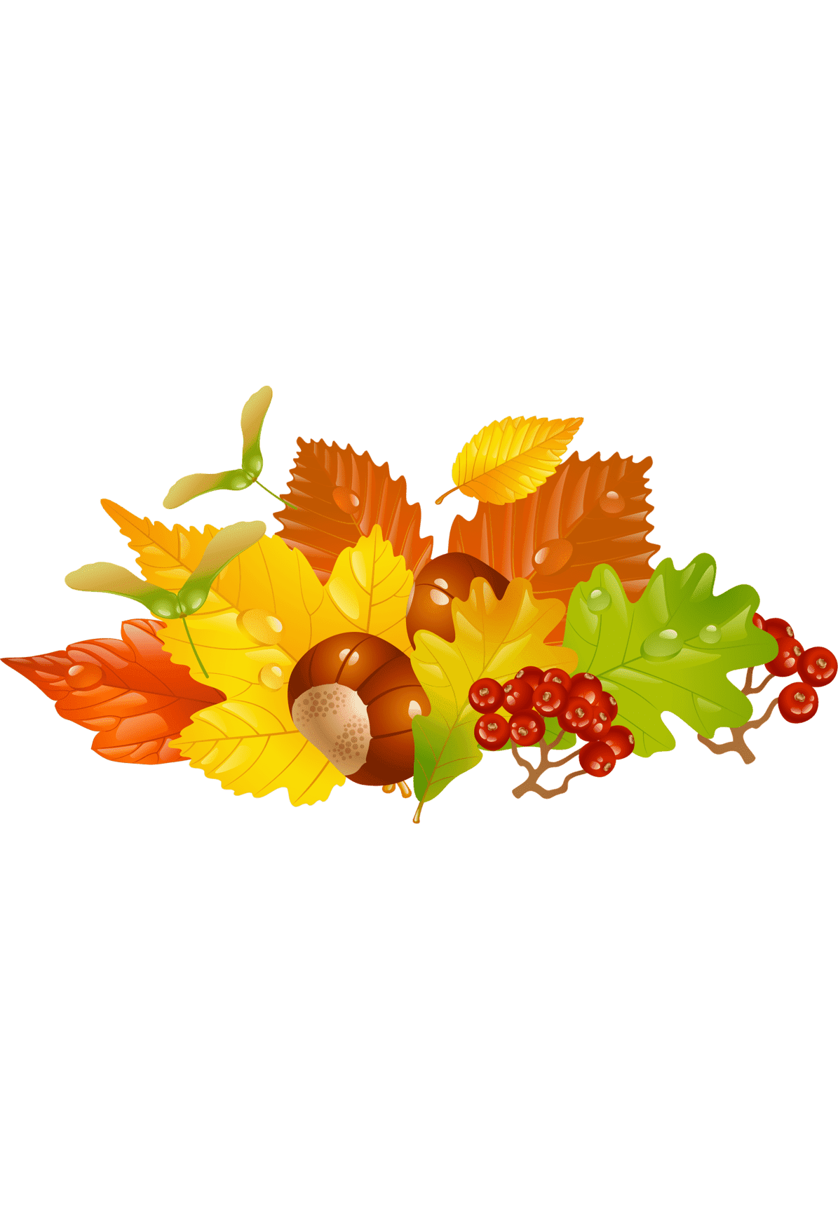 Раскраска осень золотая