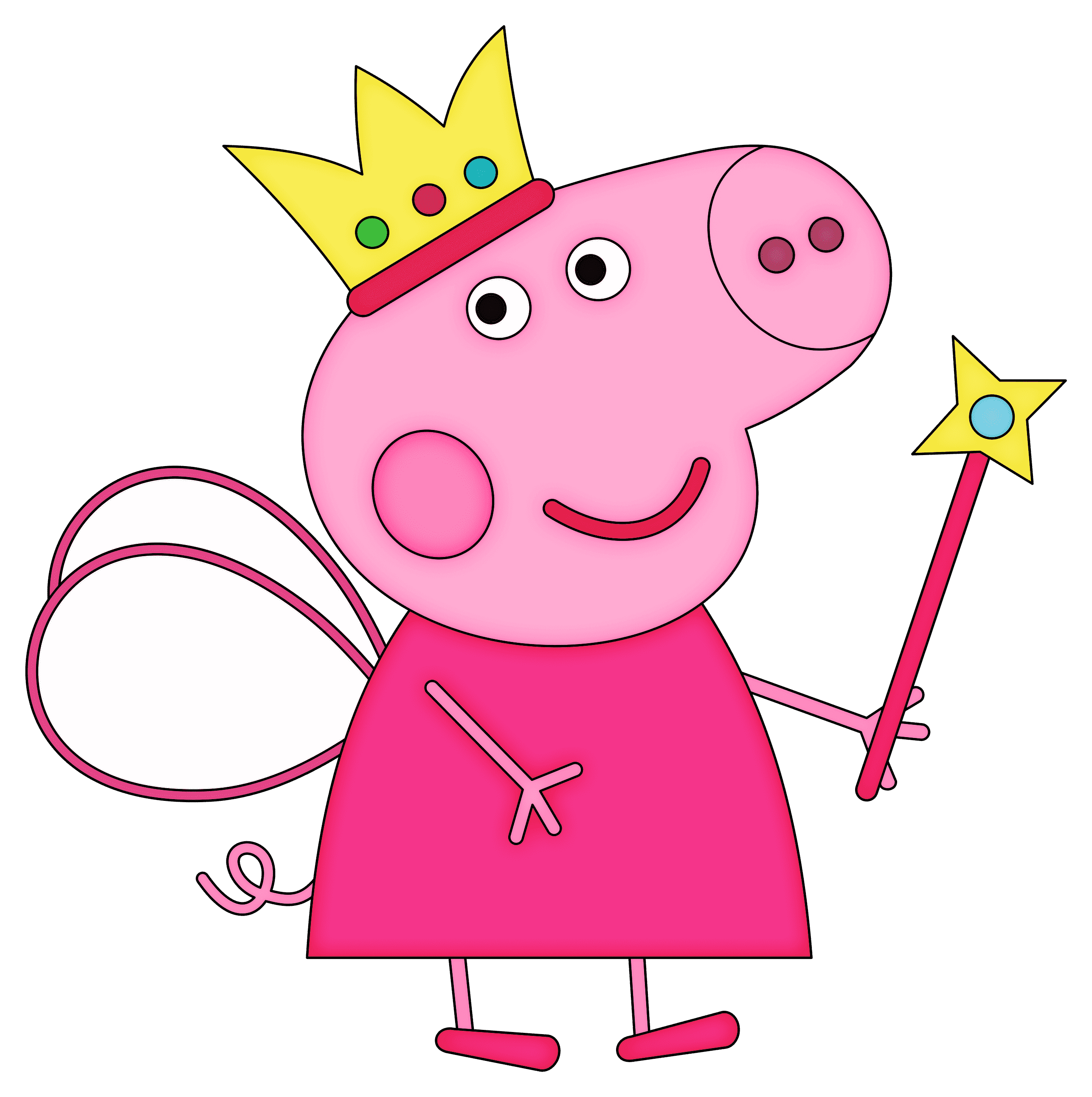 Раскраска свинка Пеппа