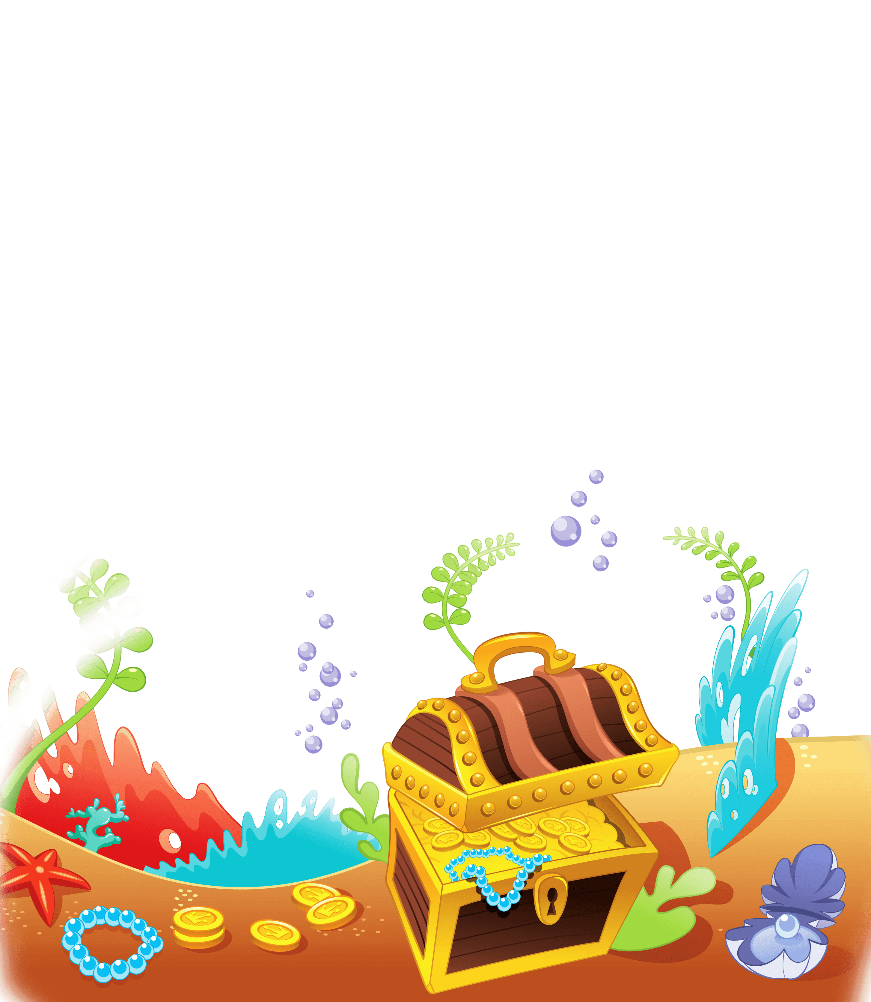 Раскраски Морское дно