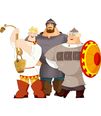 Раскраски Три Богатыря