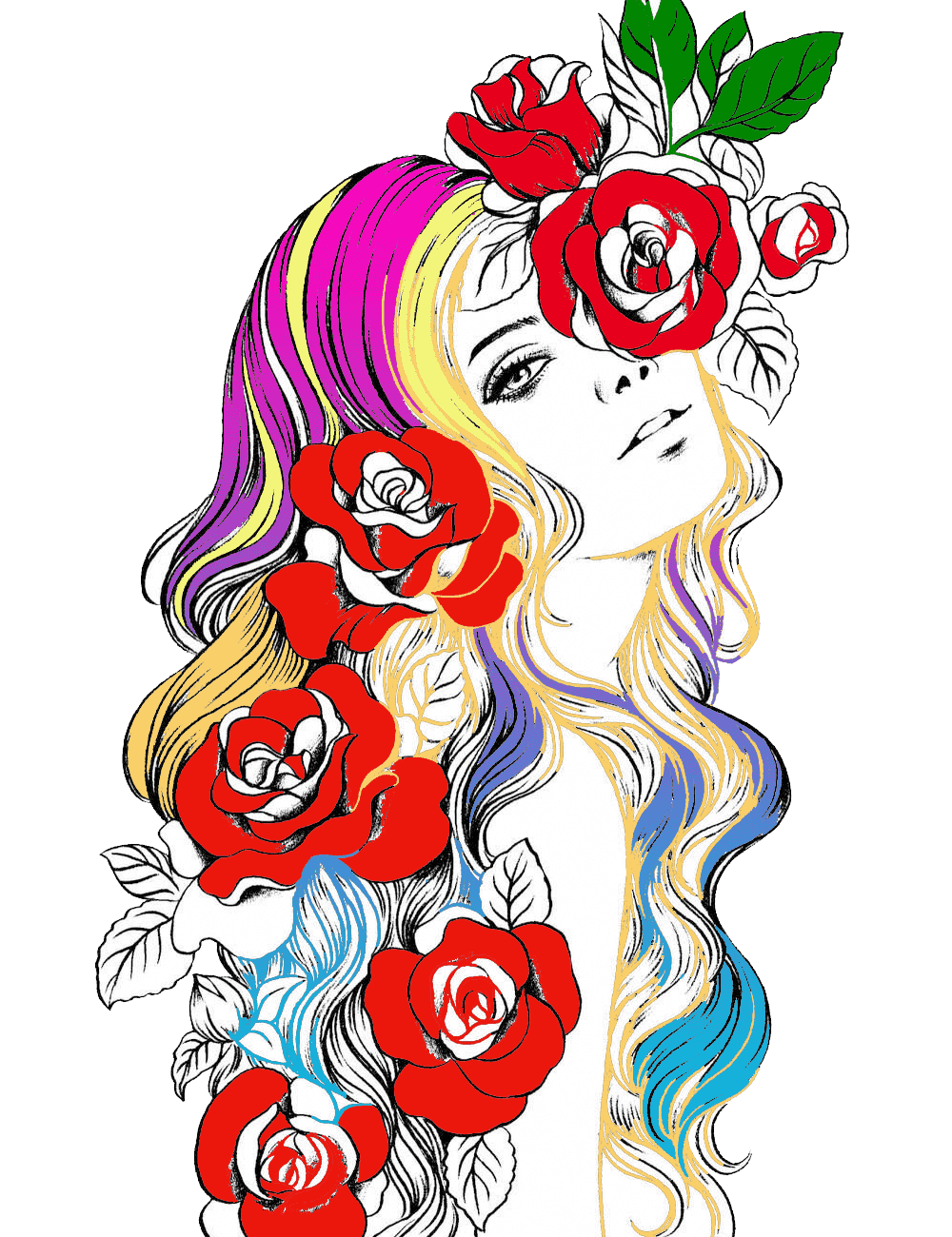 Раскраски Антистресс для девочек