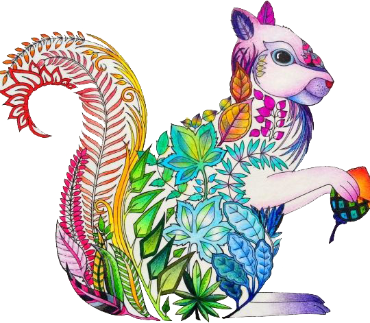 Раскраски Антистресс животные