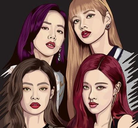 Раскраски Блэк Пинк