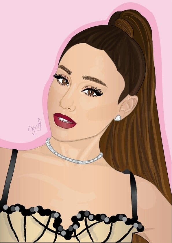 Раскраски Ариана Гранде