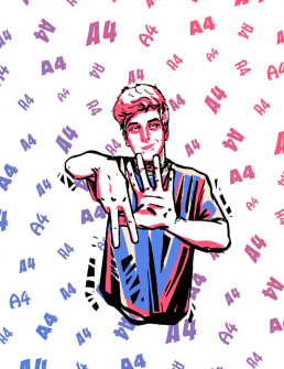 Раскраска Влад А4 Бумага